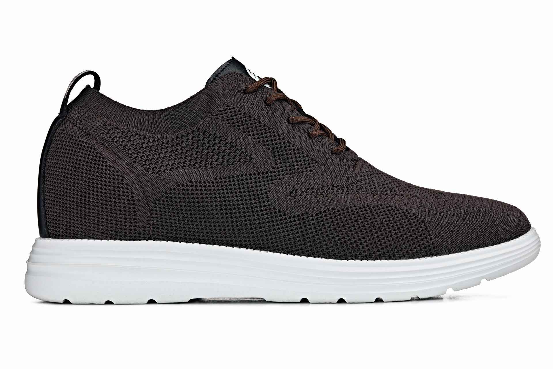 CALTO - X2635 - 2.8 Inches Taller (Coffee Brown) - Lace Up Casual Walker - Lightweight Tallmenshoes.com