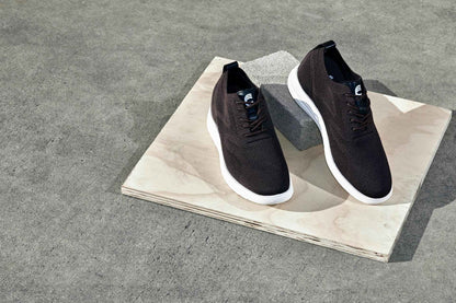 CALTO - X2635 - 2.8 Inches Taller (Coffee Brown) - Lace Up Casual Walker - Lightweight Tallmenshoes.com