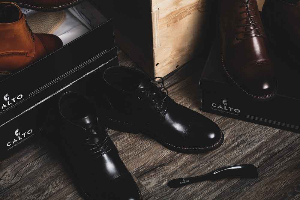 CALTO - Y41084 - 3.2 Inches Taller (Coffee Brown) - Lace Up Casual Boots Tallmenshoes.com