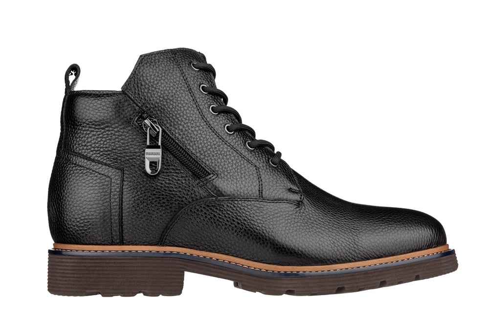 CALTO - Y42071 - 2.8 Inches Taller (Black) - Dressy Casual Boots Tallmenshoes.com
