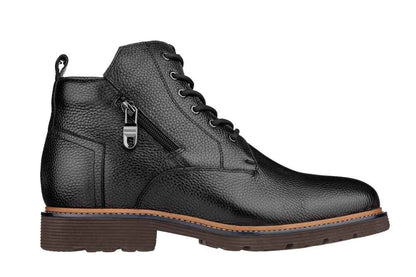 CALTO - Y42071 - 2.8 Inches Taller (Black) - Dressy Casual Boots Tallmenshoes.com