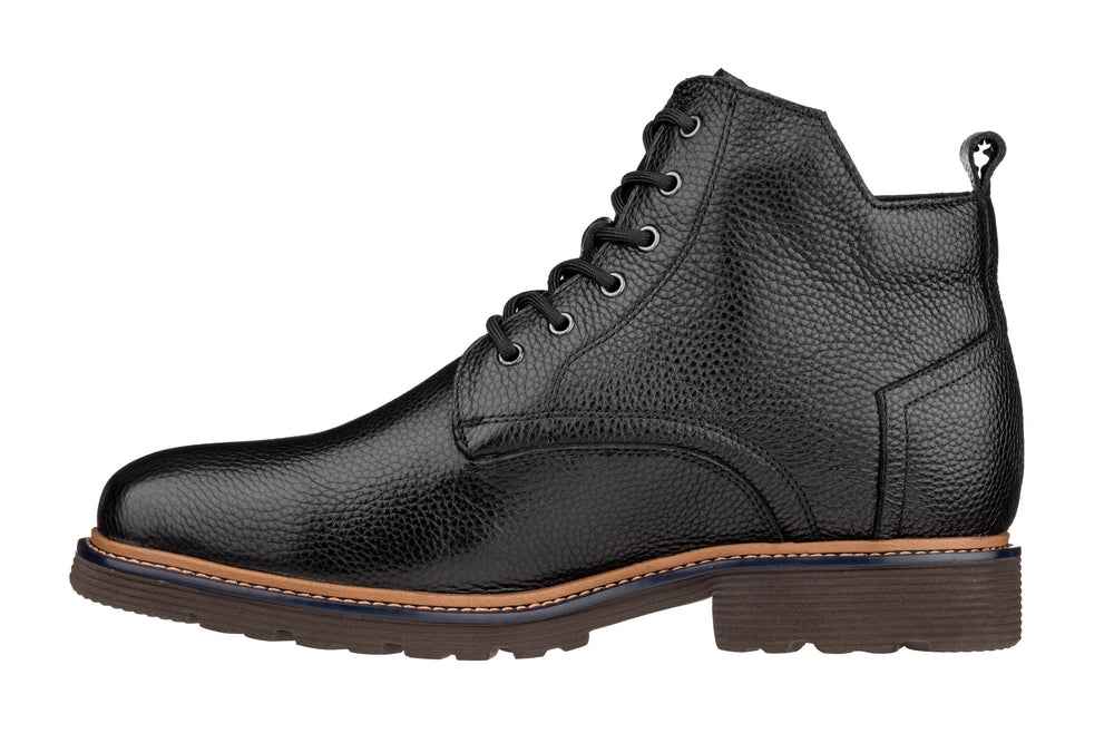 CALTO - Y42071 - 2.8 Inches Taller (Black) - Dressy Casual Boots Tallmenshoes.com