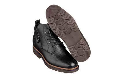 CALTO - Y42071 - 2.8 Inches Taller (Black) - Dressy Casual Boots Tallmenshoes.com