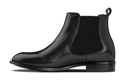 CALTO - Y72230 - 2.8 Inches Taller (Black) - Chelsea Boots Tallmenshoes.com