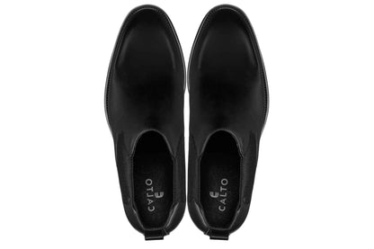 CALTO - Y72230 - 2.8 Inches Taller (Black) - Chelsea Boots Tallmenshoes.com