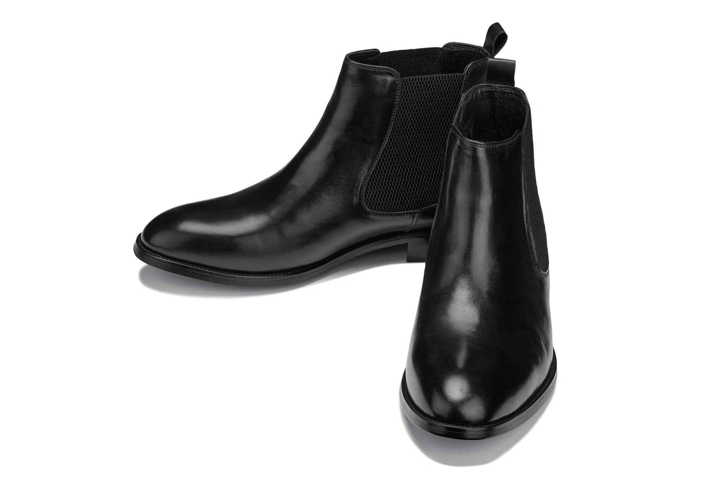 CALTO - Y72230 - 2.8 Inches Taller (Black) - Chelsea Boots Tallmenshoes.com