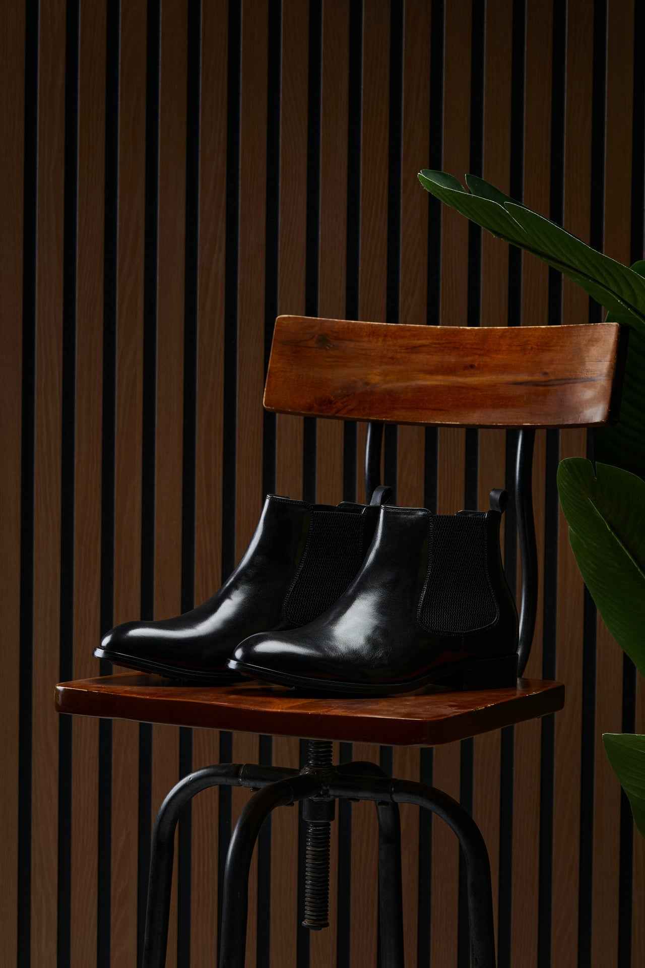CALTO - Y72230 - 2.8 Inches Taller (Black) - Chelsea Boots Tallmenshoes.com