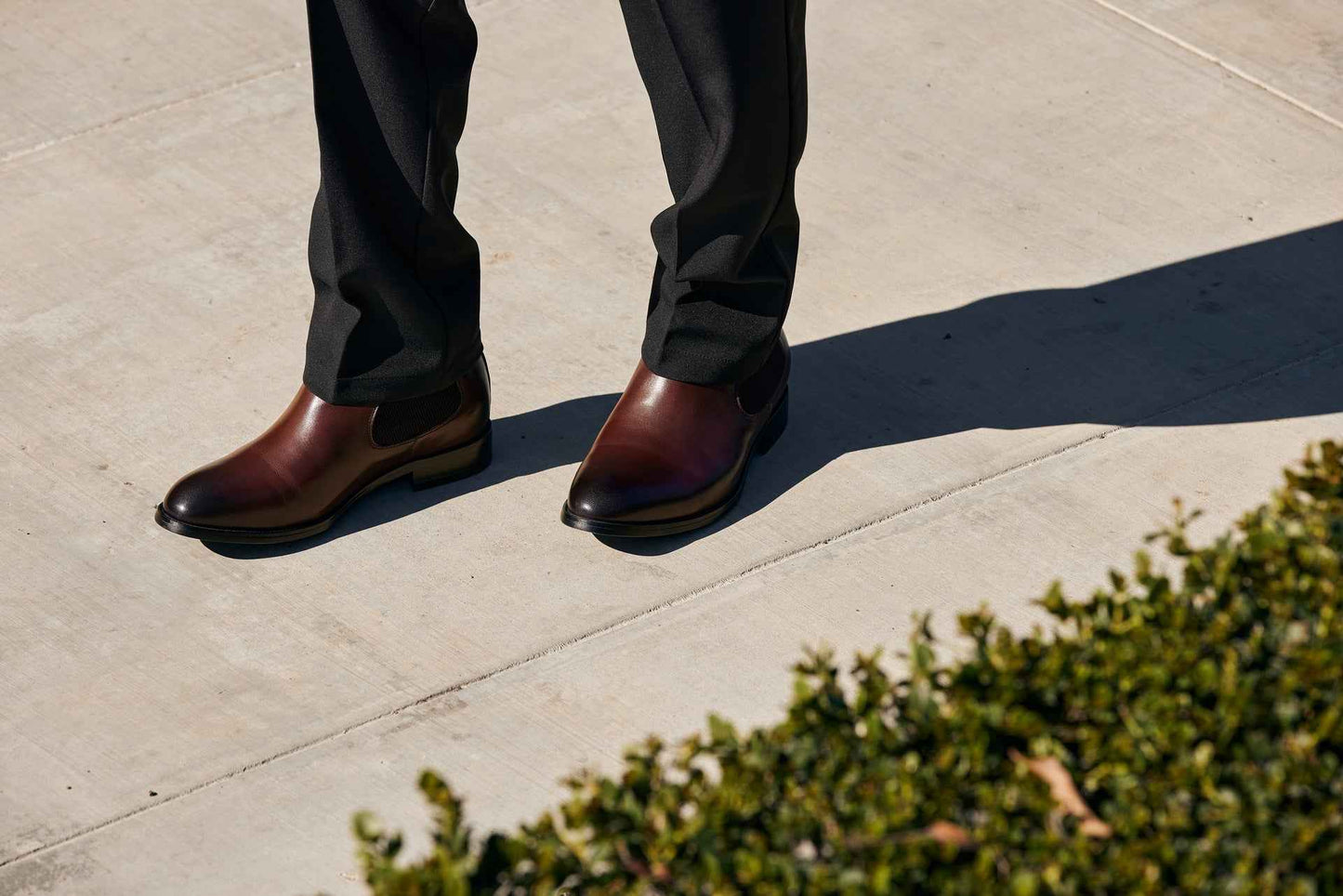 CALTO - Y72231 - 2.8 Inches Taller (Coffee Brown) - Chelsea Boots Tallmenshoes.com