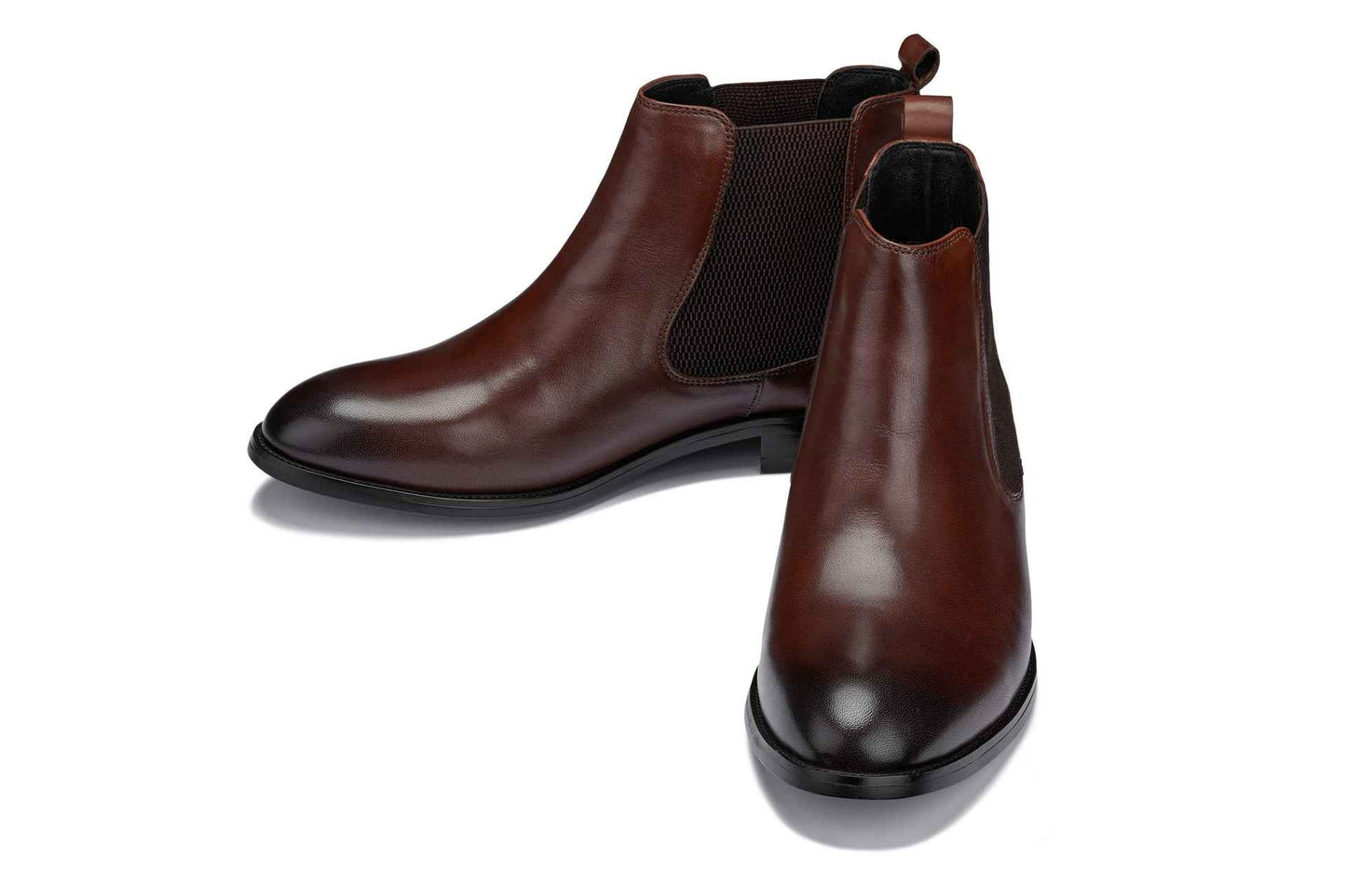 CALTO - Y72231 - 2.8 Inches Taller (Coffee Brown) - Chelsea Boots Tallmenshoes.com