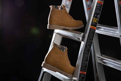 CALTO - YH7830 - 3.2 Inches (Khaki) - Nubuck Boots Tallmenshoes.com