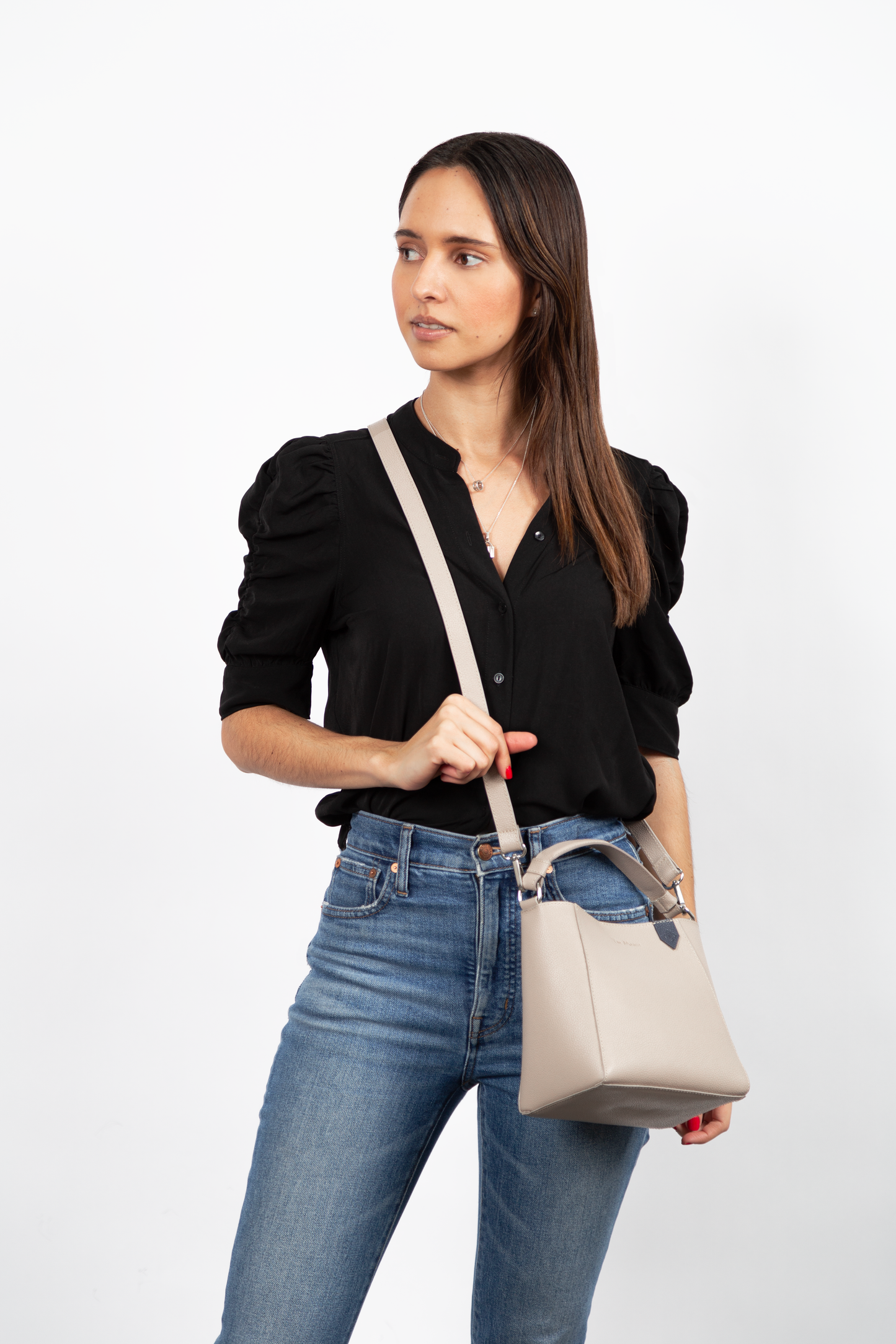 Yaya Leather Bucket Bag Tin Marin Brand