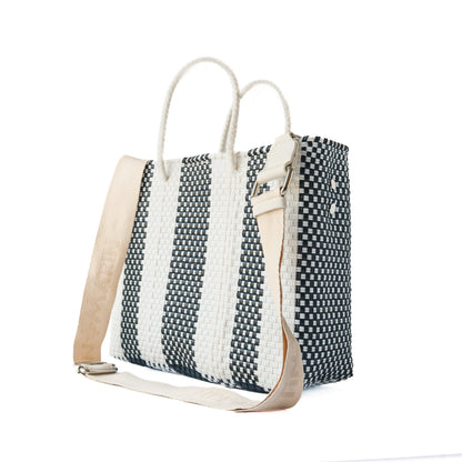 Zebra Medium Woven Resort Crossbody Bag Tin Marin Brand