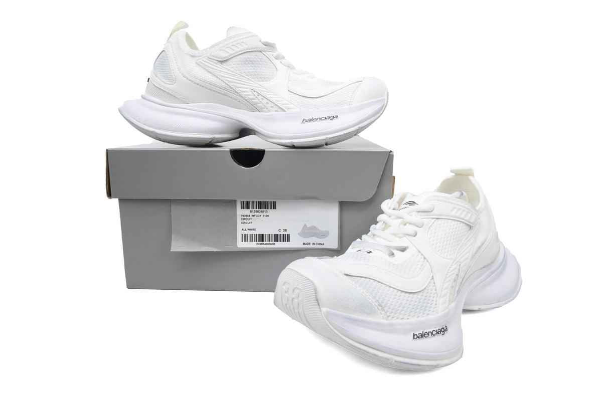 Custom BLCG Circuit Sneaker 'Worn-Out - White