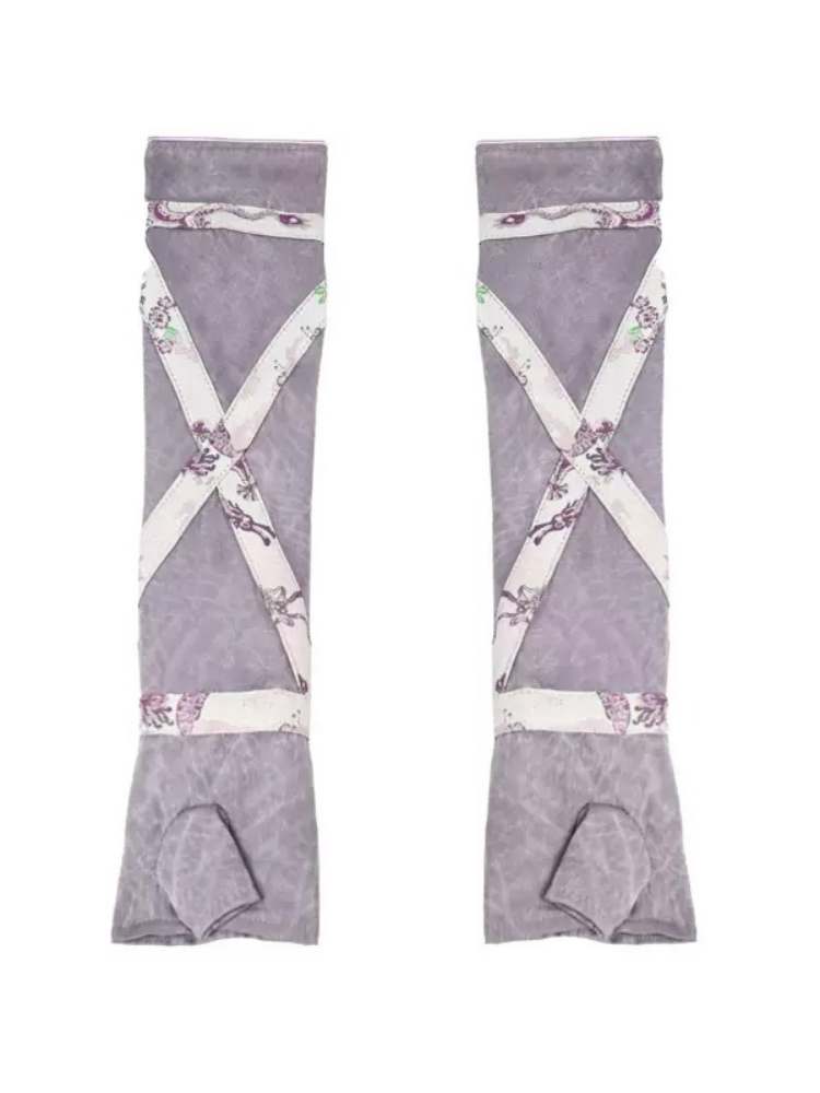 Cross Bandage Gloves - Wolvess