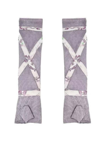 Cross Bandage Gloves - Wolvess