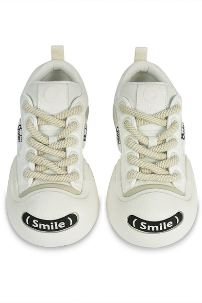 Triple White Low-Top Sneaker - Wolvess