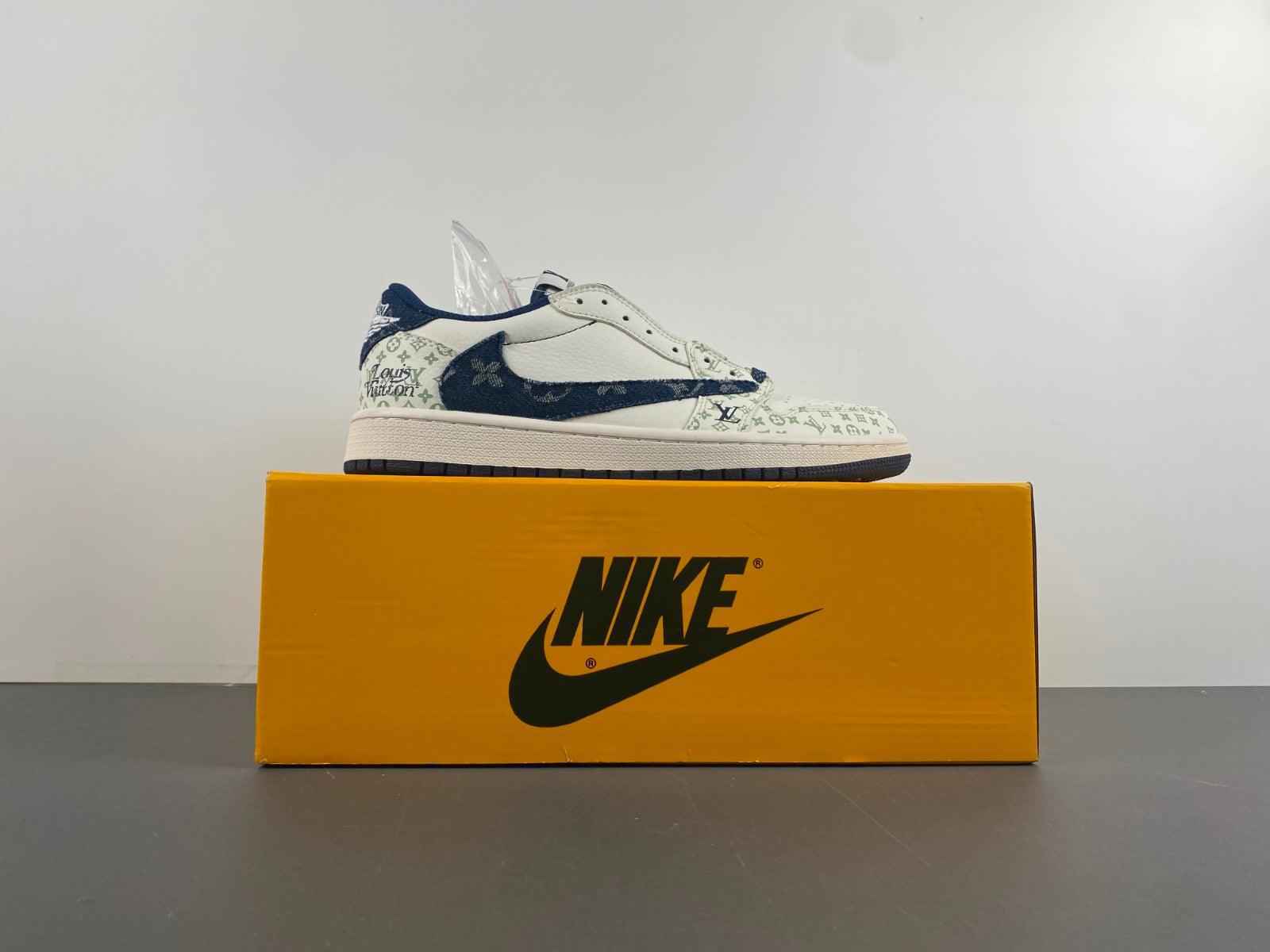 Custom Travis Scott x LV x Air Jordan 1 Low OG SJ2968-004