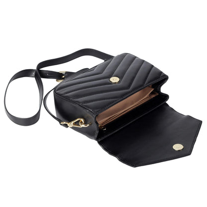 Soft Lambskin Mini Flap Crossbody Bag – Quilted Leather Shoulder Purse MiamiLeathers.com