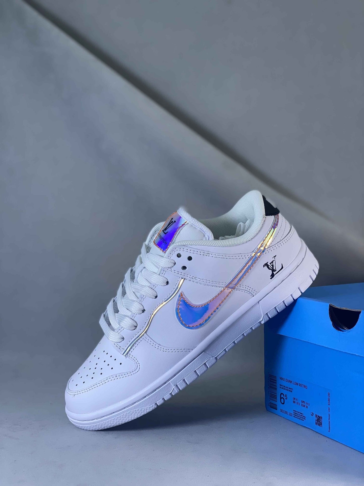 Custom LV x SB Dunk Low DD1391 102