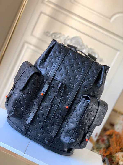 Wolvess Monogram Backpacks - 078