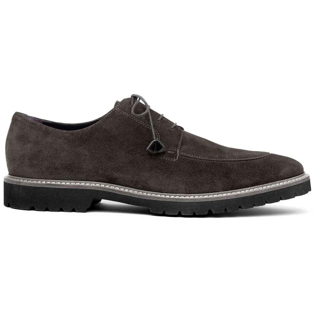 26-220-GRY CAMPO Sueded Goatskin Lace Up, Grey Zelli Italia