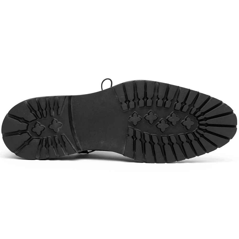 26-220-GRY CAMPO Sueded Goatskin Lace Up, Grey Zelli Italia