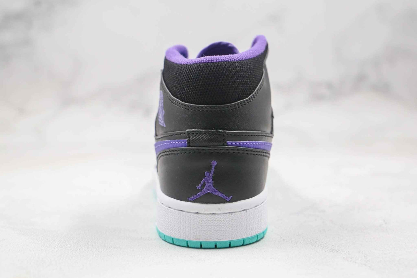 Custom Air Jordan 1 Purple Mid High Q