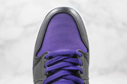Custom Air Jordan 1 Purple Mid High Q