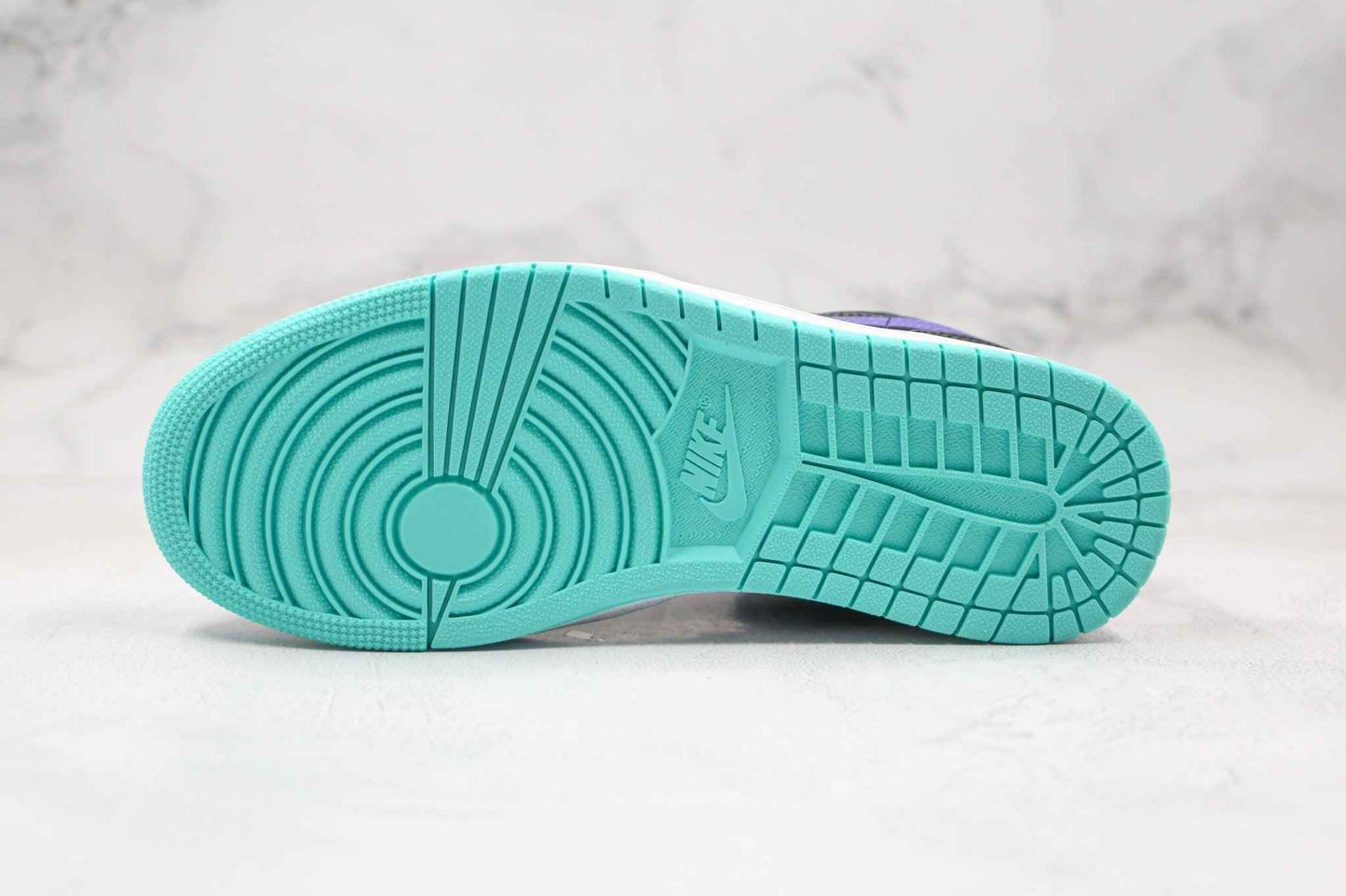 Custom Air Jordan 1 Purple Mid High Q