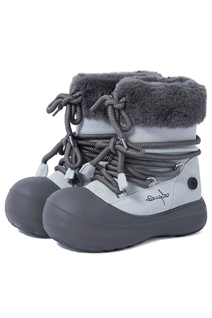 Fur Trim Winter Snow Boots - Wolvess