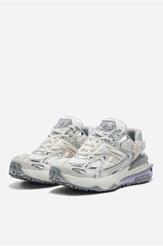 Chameleon Metallic Platform Running Sneakers