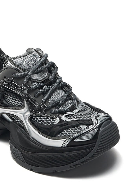 Scorpio Series Mesh Platform Running Sneakers - Wolvess
