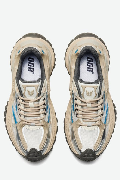 Accent Platform Running Sneakers - Wolvess