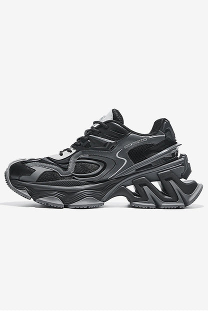 Pioneer Metallic Chunky Platform Sneakers - Wolvess