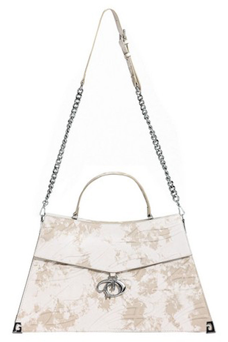 Patent Chain Shoulder Bag - Wolvess