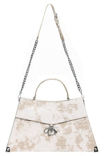 Patent Chain Shoulder Bag - Wolvess