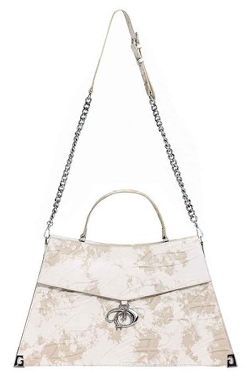 Embossed 3D Shoulder Crossbody Tote Bag