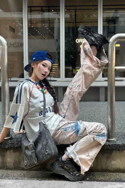 Vintage Western Silver Buckle Tote Bag