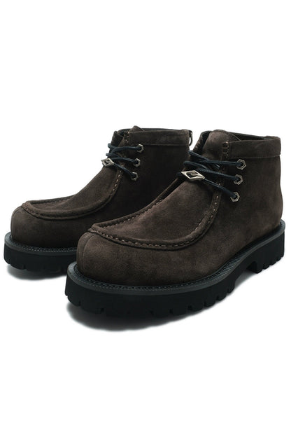 Shearling Moc Toe Lug Boots - Wolvess