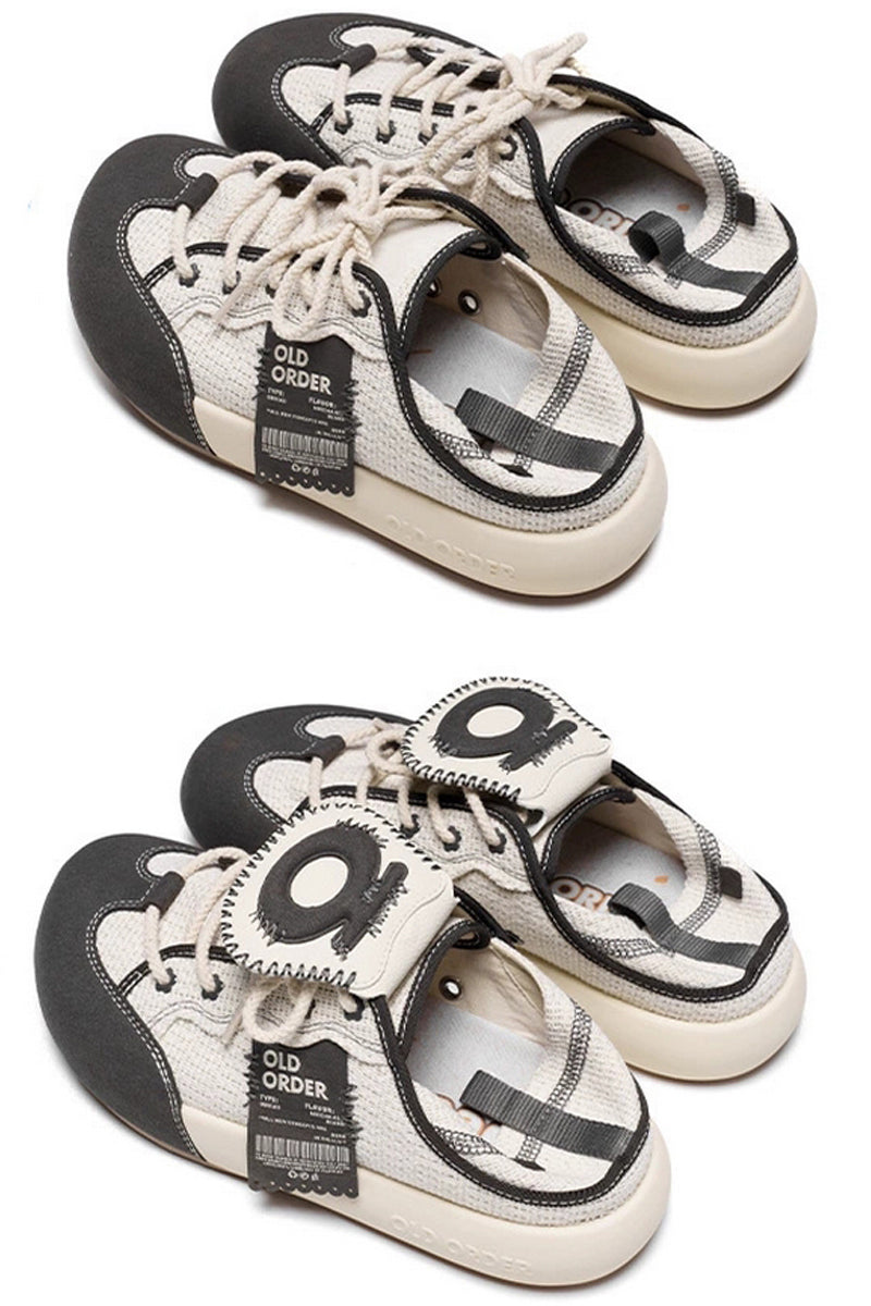 Tag Canvas Sneakers - Wolvess