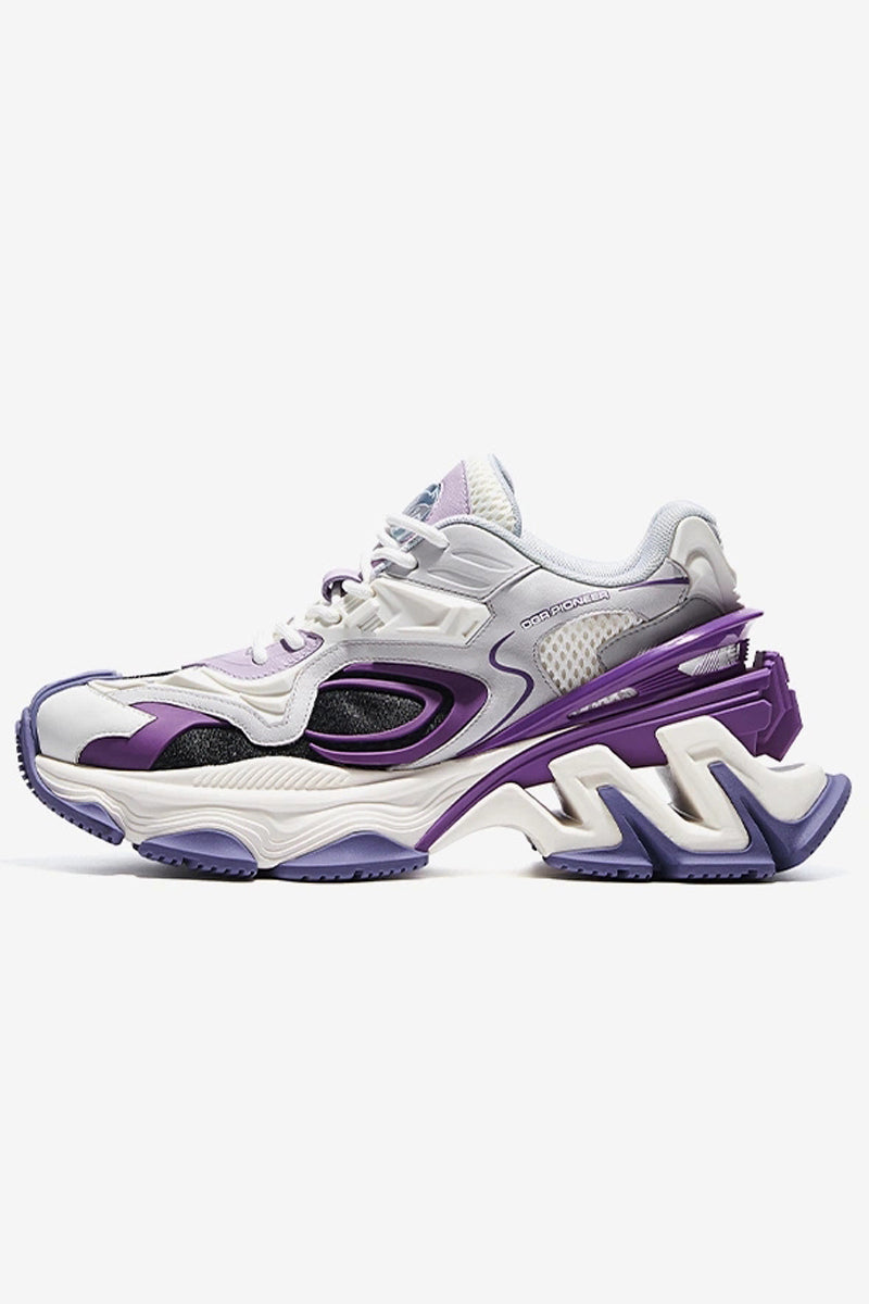 Pioneer Metallic Chunky Platform Sneakers - Wolvess