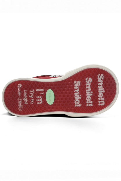 Red and White Canvas Low-Top Sneakers - Wolvess