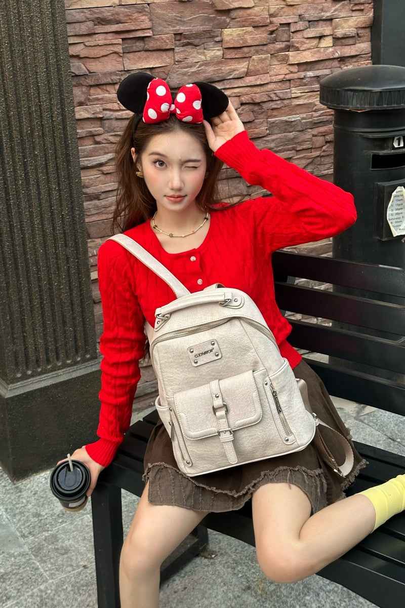 Vintage Casual Minimalist Backpack