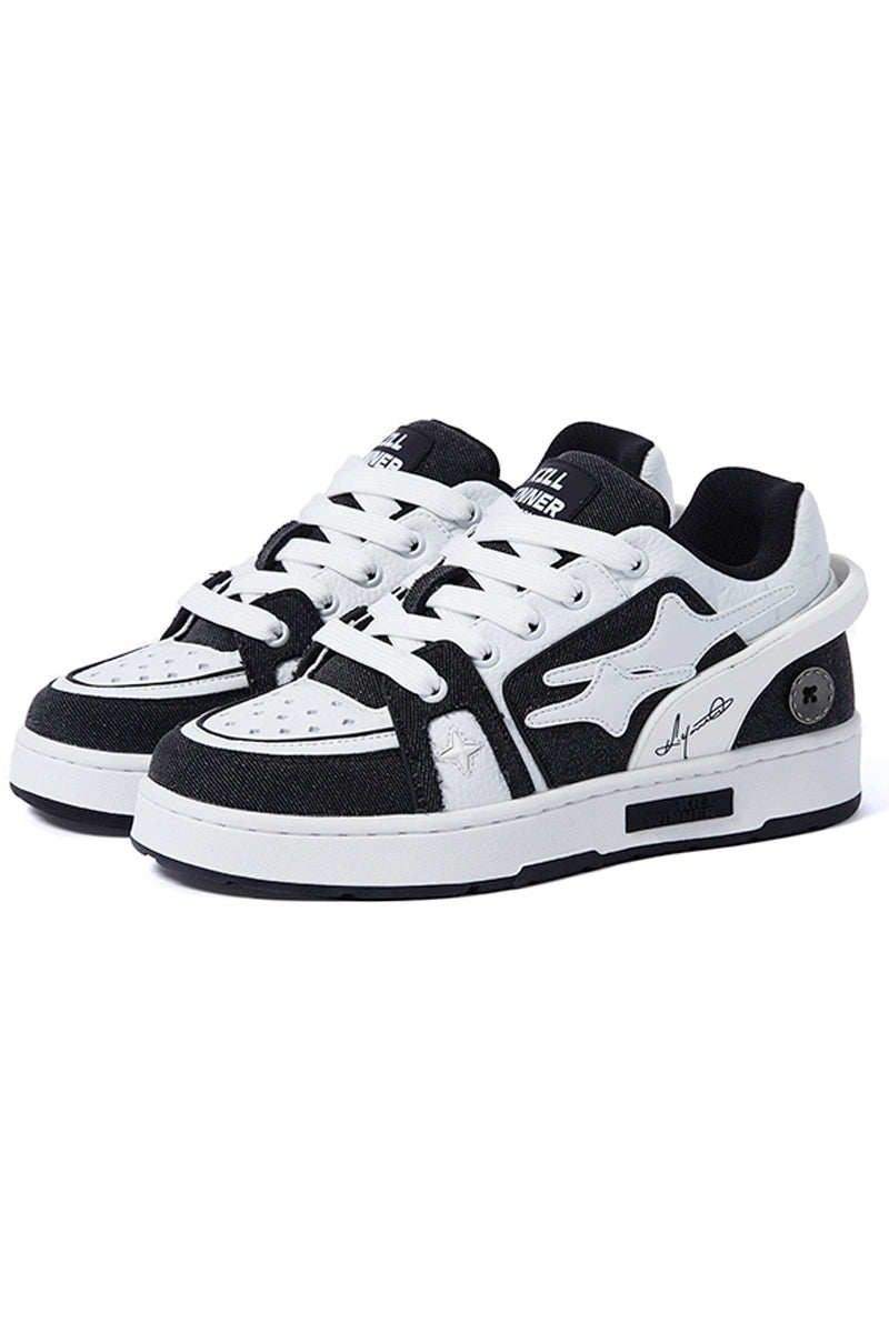 Meteor Retro Court Sneakers - Wolvess