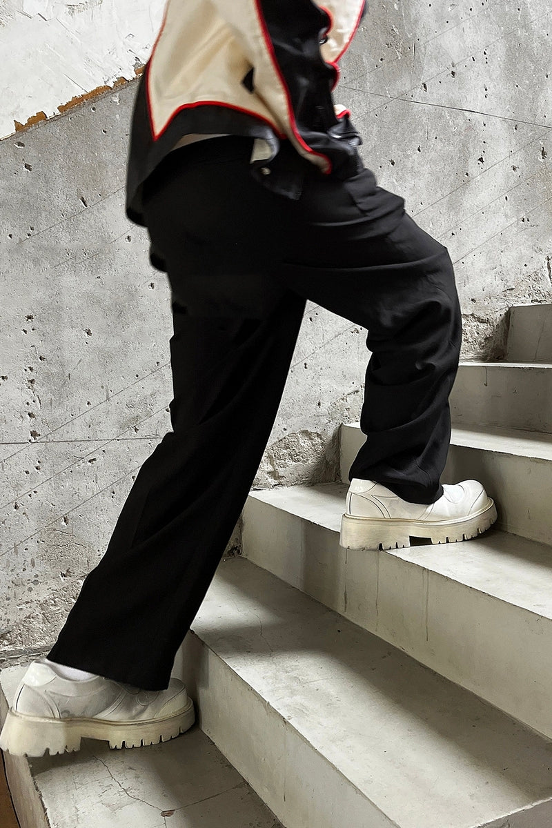 White Platform Combat Oxford Shoes - Wolvess