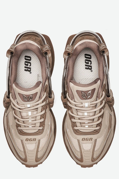 Mechanical Platform Athletic Sneakers - Wolvess