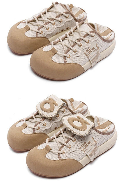 Tag Canvas Sneakers Beige - Wolvess