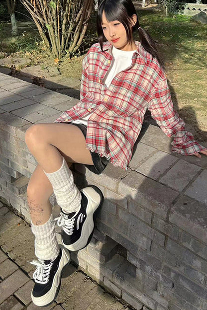 Black White Platform Wave Chunky Sneakers - Wolvess