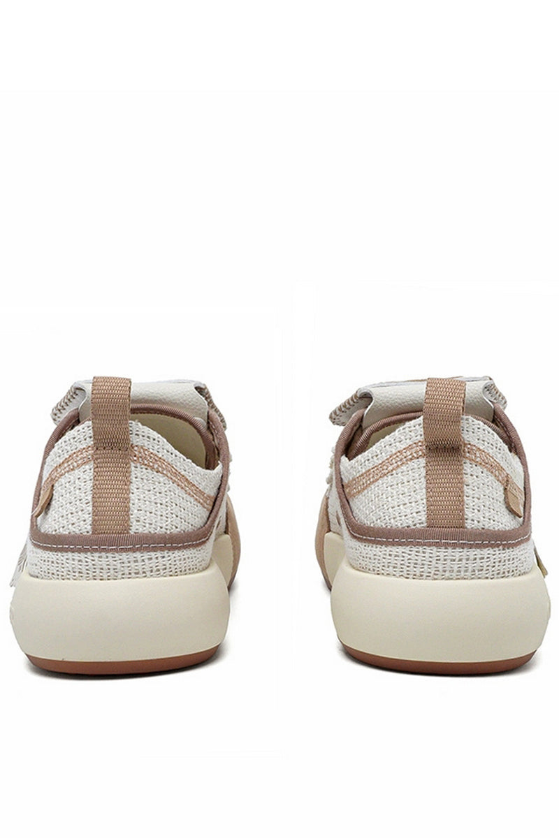 Tag Canvas Sneakers Beige - Wolvess