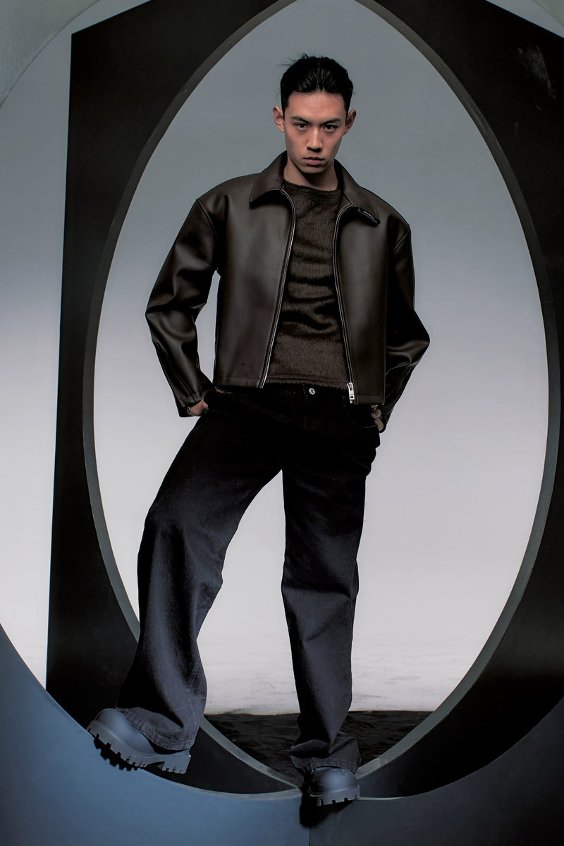 Triple Black Matte Platform Derby Shoes with Lug Sole - Wolvess